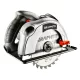 Körfűrész 1200W, 185mm, vágásmélység: 65/43mm, párhuzamvezető, tartalék vágótárcsa, kofferben