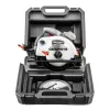 Körfűrész 1200W, 185mm, vágásmélység: 65/43mm, párhuzamvezető, tartalék vágótárcsa, kofferben