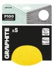 Csiszolókorong perforált, tépőzáras 225mm, P100, 5db