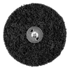 Tisztítókorong szilikon karbidos műanyag szálakkal, fémcsiszoláshoz, 125x14x6mm, csapos, fúrógépekhez
