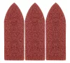 Deltacsiszoló 180W, 140x140x80mm, porelszívóval, 3db talppal