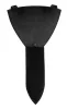 Deltacsiszoló 180W, 140x140x80mm, porelszívóval, 3db talppal