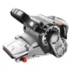 Szalagcsiszoló 800W, 75x457mm, fordulatszám szabályzó, kofferben
