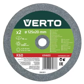 Köszörűkorong 125mm, 2db