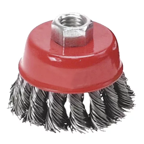 Drótkorong, fazékkefe sodrott M14 100mm