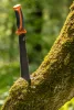 Bozótvágó kés, 40cm, rozsdamentes acél, kétkomponensű fogantyú TPR+PP, fűrész funkció, penge 25.5cm, tokkal