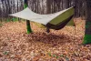 Függőágy szúnyoghálóval 330x140cm, 210T nylon, maxterhelhetőség 200kg, sötétzöld