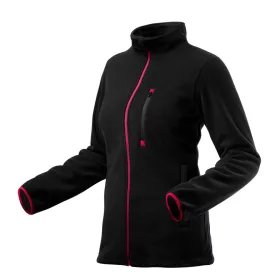 Női polár munkavédelmi pulóver, fekete, 300g/m2, XL