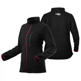 Női polár munkavédelmi pulóver, fekete, 300g/m2, XL