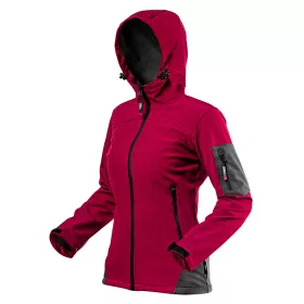   Női softshell, víz- és szélálló munkavédelmi kabát, vízállóság:8000, lélegző:1000, XL
