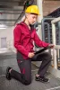 Női softshell, víz- és szélálló munkavédelmi kabát, vízállóság:8000, lélegző:1000, XL