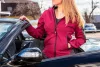 Női softshell, víz- és szélálló munkavédelmi kabát, vízállóság:8000, lélegző:1000, XXL
