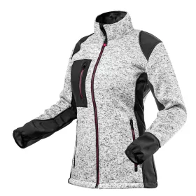   Női Kötött munkavédelmi kabát, softshell betétekkel, XXL