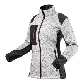   Női Kötött munkavédelmi kabát, softshell betétekkel, XXL