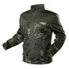 Terepmintás munkavédelmi kabát CAMO, 60% pamut, 40% polyester, 255 g/m2, L