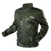 Terepmintás munkavédelmi kabát CAMO, 60% pamut, 40% polyester, 255 g/m2, M