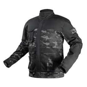   Terepmintás munkavédelmi kabát CAMO Urban, 60% pamut, 37% poliészter, 3% elasztán, M