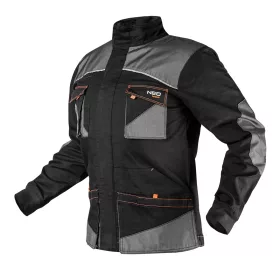   Karcsúsított(slim fit) munkavédelmi kabát, HD, 60% pamut, 37% polyester, 3% elasztán, 285 g/m2, L