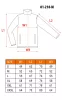 Karcsúsított(slim fit) munkavédelmi kabát, HD, 60% pamut, 37% polyester, 3% elasztán, 285 g/m2, M