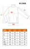 Karcsúsított(slim fit) munkavédelmi kabát, HD, 60% pamut, 37% polyester, 3% elasztán, 285 g/m2, XL