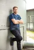 Tengerészkék munkásnadrág, Navy, 60% pamut + 40% poliészter, XXXL