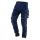 Farmer munkásnadrág, Denim, 98% pamut, térdvédő betét zsebbel, gombos oldalzsebekkel, 255 g/m2, XS