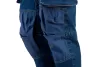 Farmer munkásnadrág, Denim, 98% pamut, térdvédő betét zsebbel, gombos oldalzsebekkel, 255 g/m2, XXXL