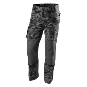   Terepmintás munkásnadrág, CAMO Urban, 60% pamut, 37% poliészter, 3% elasztán, S