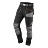 Karcsúsított(slim fit), munkásnadrág, HD, 60% pamut, 37% polyester, 3% elasztán, 285 g/m2, övvel, XL