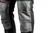 Karcsúsított(slim fit), munkásnadrág, HD, 60% pamut, 37% polyester, 3% elasztán, 285 g/m2, övvel, XS