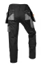 Karcsúsított(slim fit), munkásnadrág, HD, 60% pamut, 37% polyester, 285 g/m2, lecsatolható szerszámzsebek, S