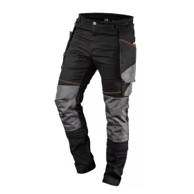   Karcsúsított(slim fit), munkásnadrág, HD, 60% pamut, 37% polyester, 285 g/m2, lecsat. szerszámzsebek, XXXL