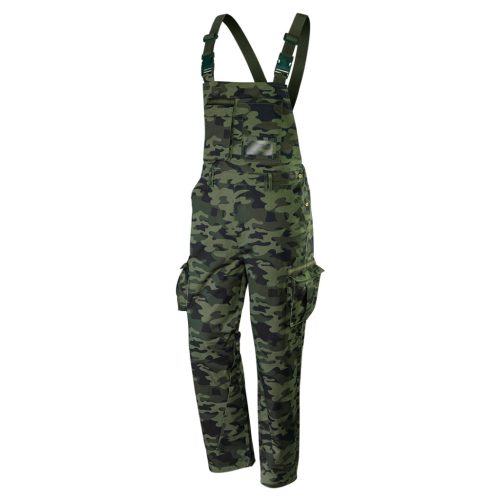 Kantáros, terepmintás munkásnadrág, CAMO, 60% pamut, 40% polyester, 255 g/m2, L