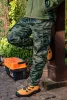 Kantáros, terepmintás munkásnadrág, CAMO, 60% pamut, 40% polyester, 255 g/m2, S