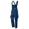 Kantáros munkanadrág tengerészkék terepmintás, CAMO Navy, 60% pamut + 40% poliészter, XS