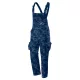 Kantáros munkanadrág tengerészkék terepmintás, CAMO Navy, 60% pamut + 40% poliészter, XS