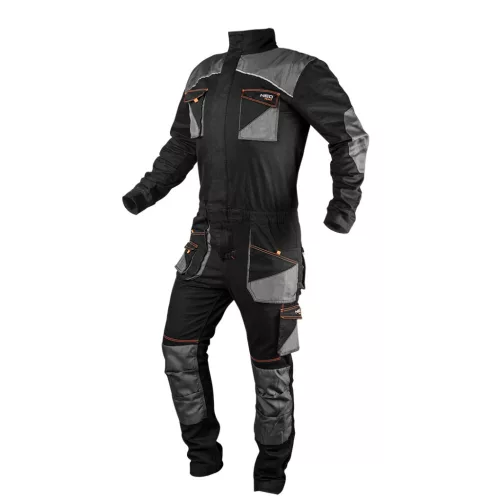 Overall, HD, karcsúsított(slim fit), 60% pamut, 37% polyester, 3% elasztán, 285 g/m2, XL