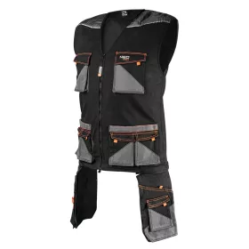   Munkavédelmi mellény karcsúsított(slim fit), 60% pamut, 37% poliészter, 3% elasztán, 285 g/m2, S