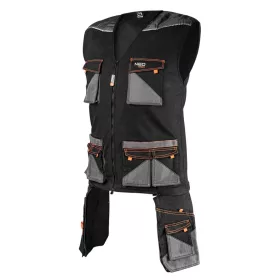   Munkavédelmi mellény karcsúsított(slim fit), 60% pamut, 37% poliészter, 3% elasztán, 285 g/m2, S