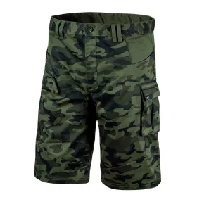   Terepmintás munkás rövidnadrág, CAMO, 60% pamut, 40% polyester, 255 g/m2, M