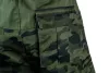 Terepmintás munkás rövidnadrág, CAMO, 60% pamut, 40% polyester, 255 g/m2, S