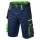 Munkás rövidnadrág, övvel, Premium, 62% pamut, 35% polyester, 3% elasztán, XS