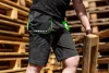 Munkás rövidnadrág, prémium, 90% poliamid 10% elasztán, 4 irányú sztreccs anyag, fekete, XXXL