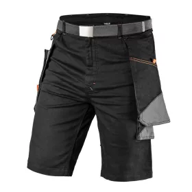   Karcsúsított(slim fit) munkás rövidnadrág, 60% pamut, 37% polyester, 3% elasztán, 285 g/m2, övvel, S
