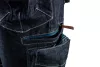 Farmer munkás rövidnadrág, Denim, cipzáros oldalzsebekkel, 98% pamut, 410g/m2, XS