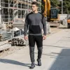 Melegítő nadrág Comfort, fekete-szürke, 57% pamut, 39% poliészter, XL