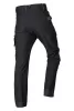 Munkásnadrág Mix&Match, 4 irányú sztreccs, 230g/m2, fekete-zöld, L