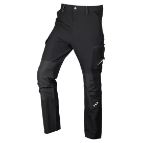   Munkásnadrág Mix&Match, 4 irányú sztreccs, 230g/m2, fekete-zöld, XL