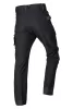 Munkásnadrág Mix&Match, 4 irányú sztreccs, 230g/m2, fekete-zöld, XXL