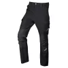 Munkásnadrág Mix&Match, 4 irányú sztreccs, 230g/m2, fekete-zöld, XXXL